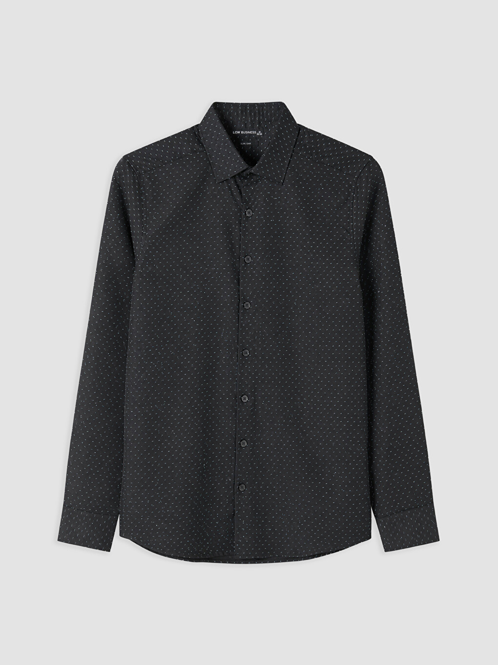 Slim Fit Printed Twill Men's Shirt-3
