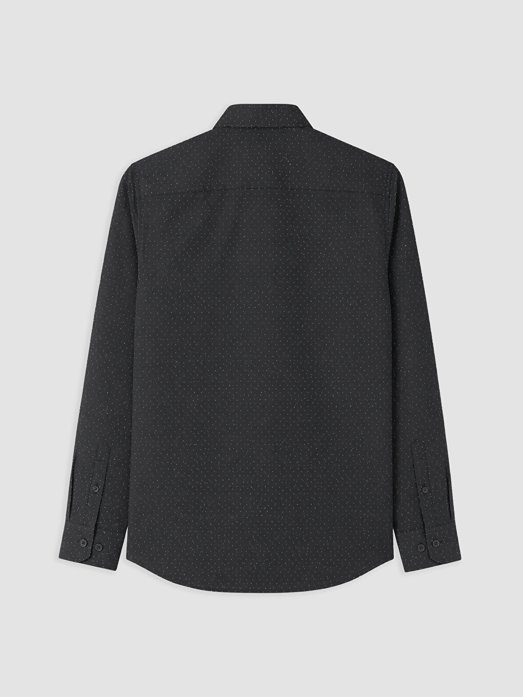 Slim Fit Printed Twill Men's Shirt-4