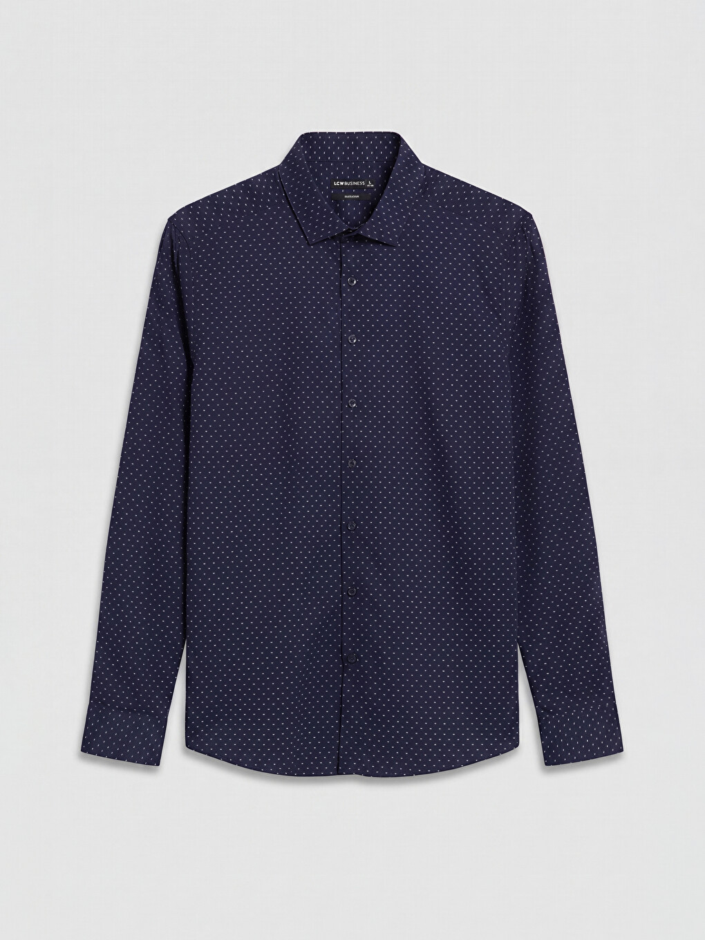 Slim Fit Printed Twill Men's Shirt-3