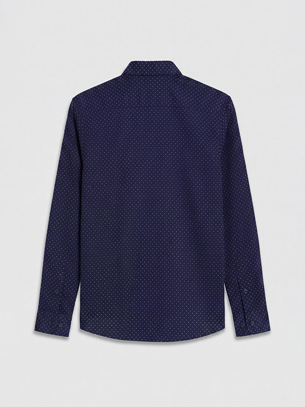 Slim Fit Printed Twill Men's Shirt-4