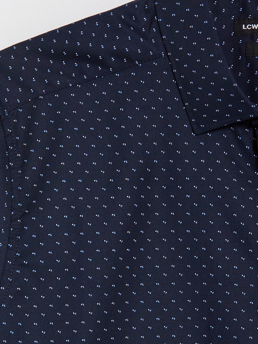 Slim Fit Printed Twill Men's Shirt-5