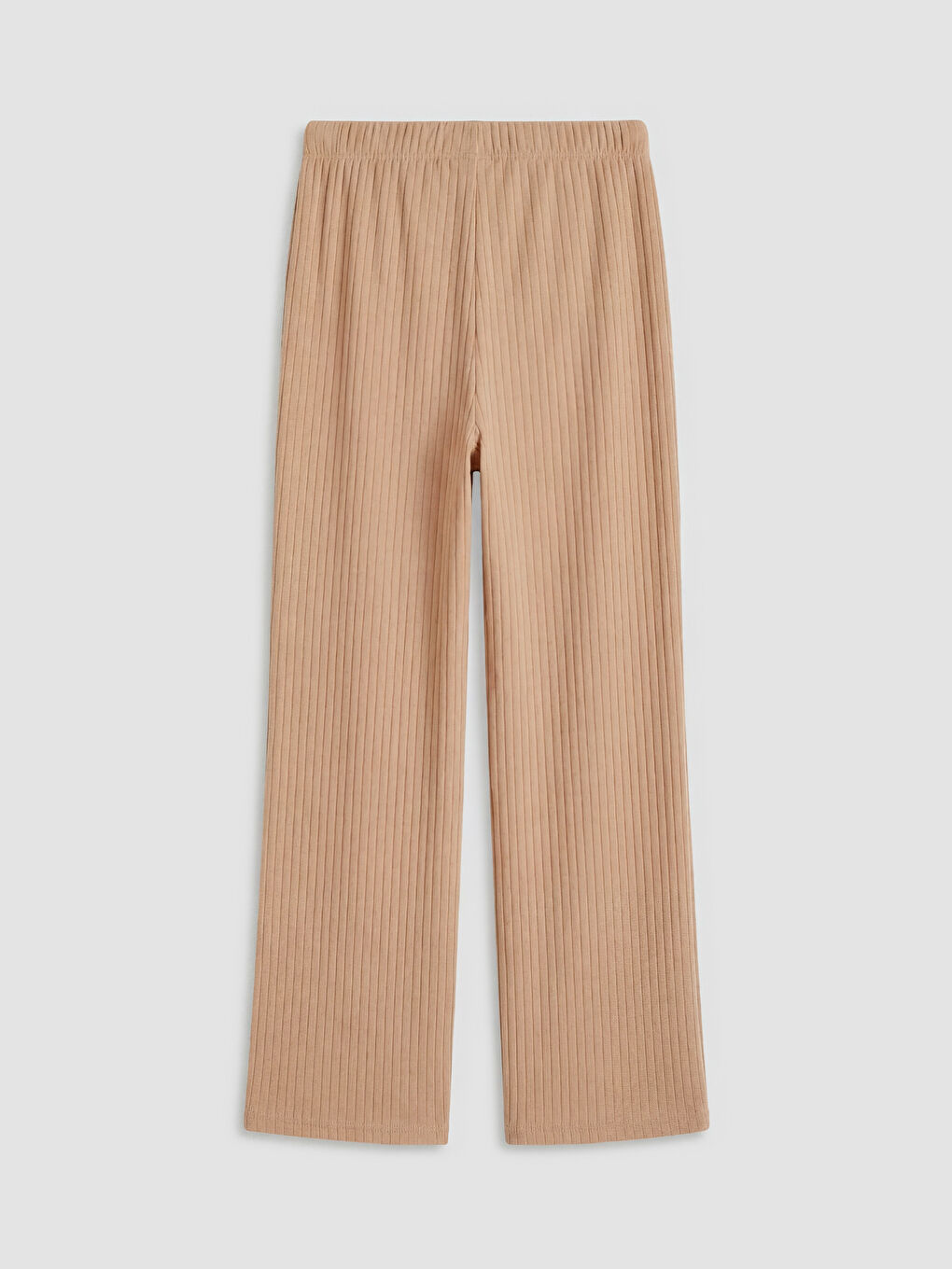 Kahverengi Bisiklet Yaka Kız Çocuk Pijama Takım-4