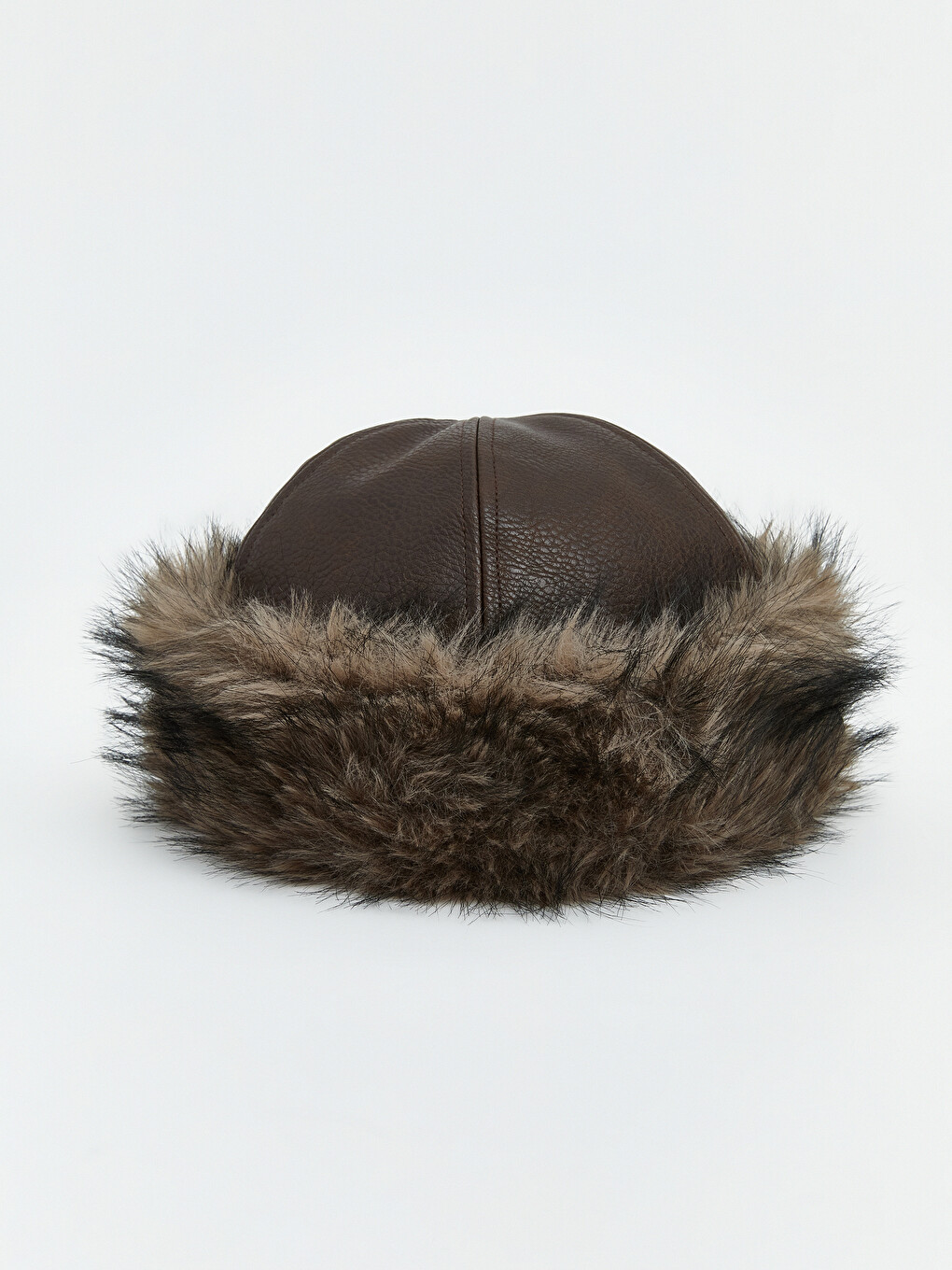 Faux Leather Women's Hat
