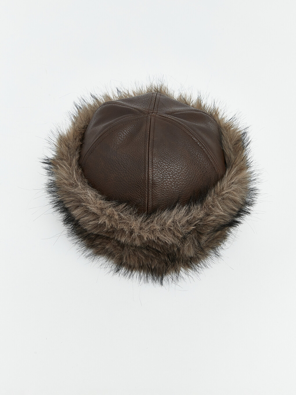 Faux Leather Women's Hat-1