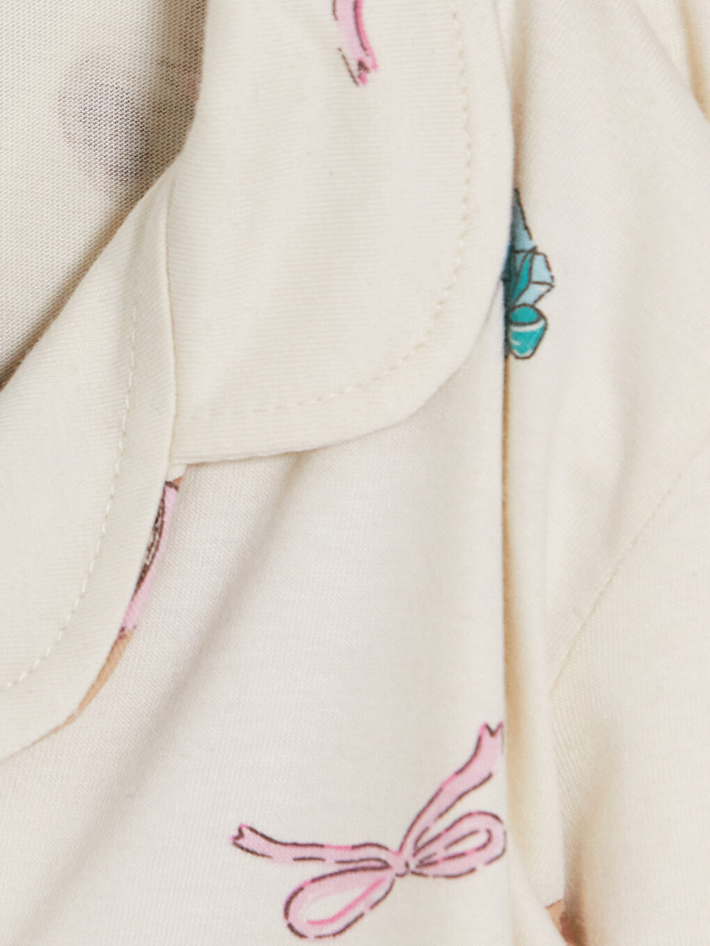 Girl Beige Pyjama Set-2