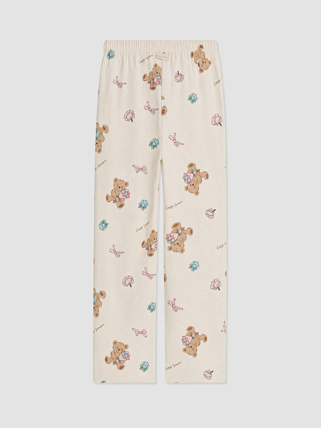 Girl Beige Pyjama Set-6