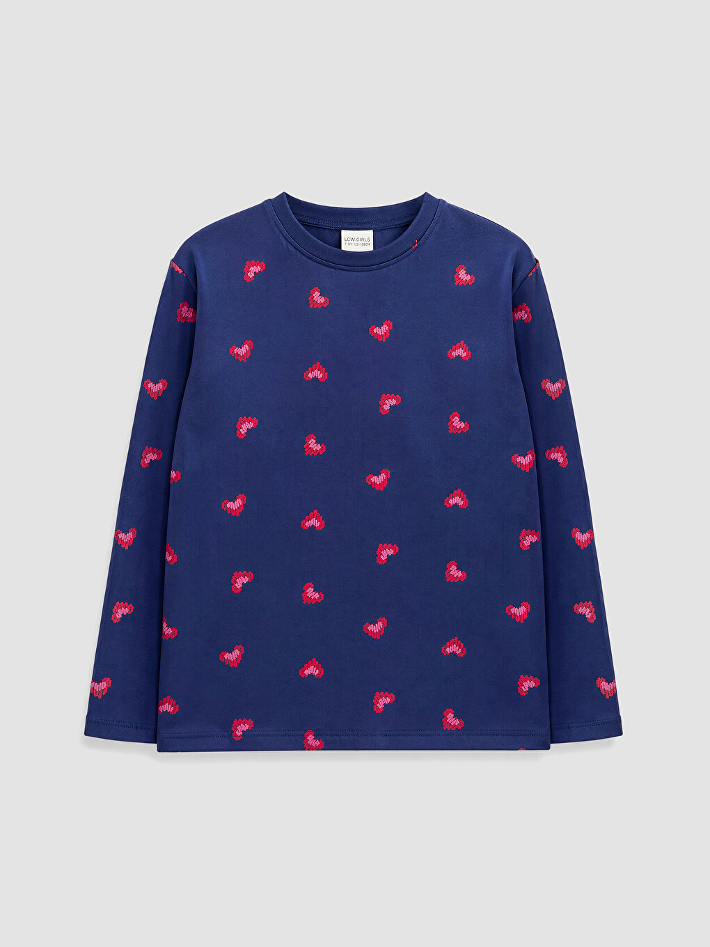 Girl Navy Pyjama Set-1
