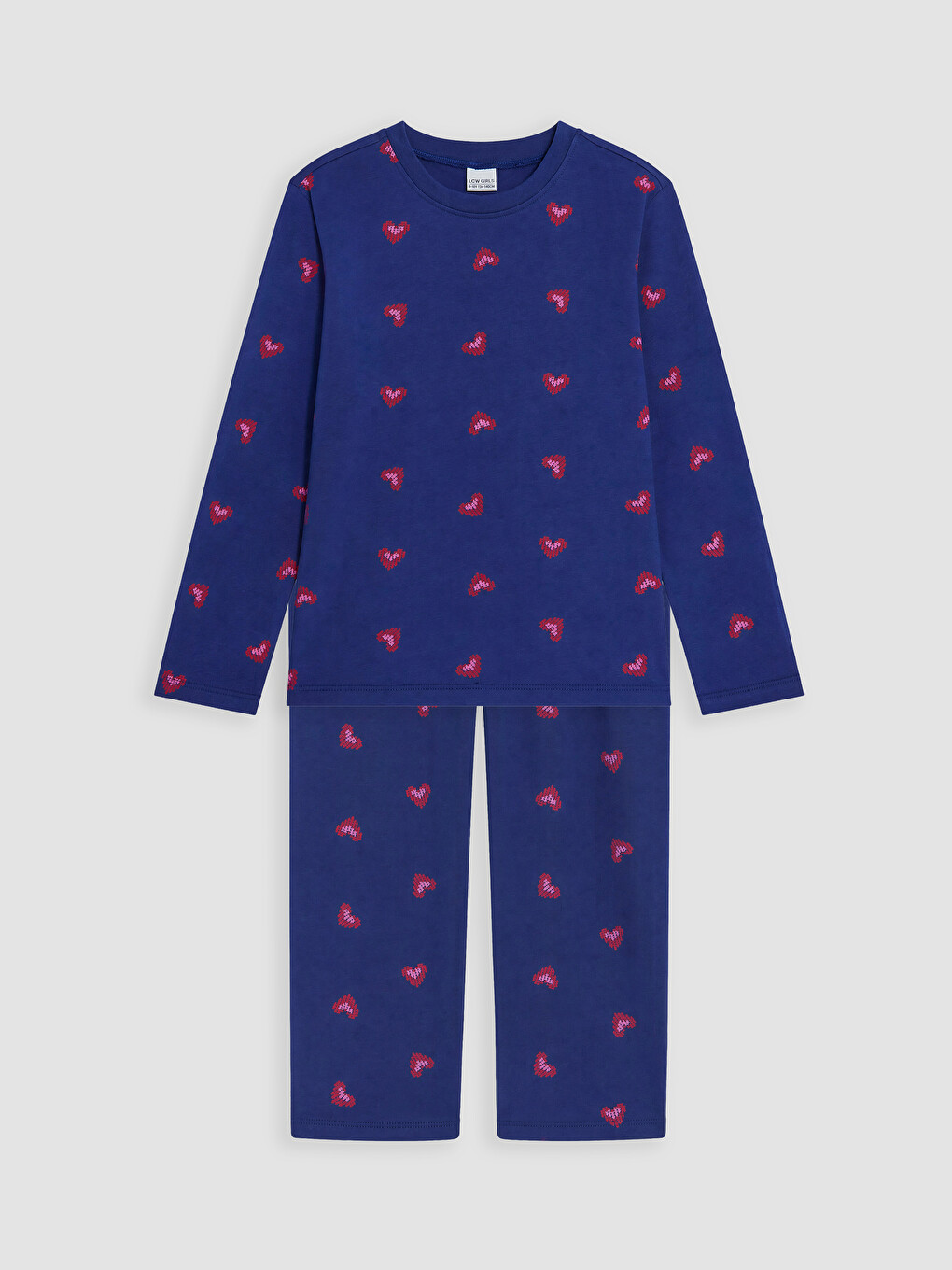 Patterned Girls' Pyjamas Set