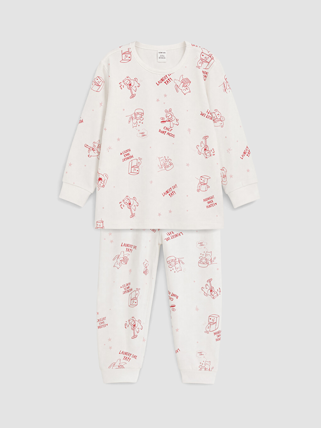 Girl Ecru Pyjama Set