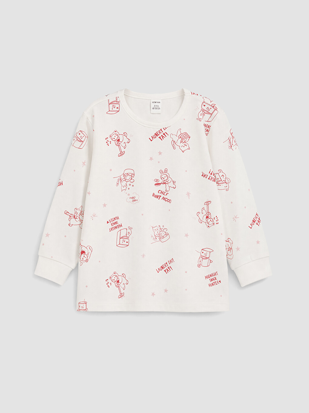 Girl Ecru Pyjama Set-1