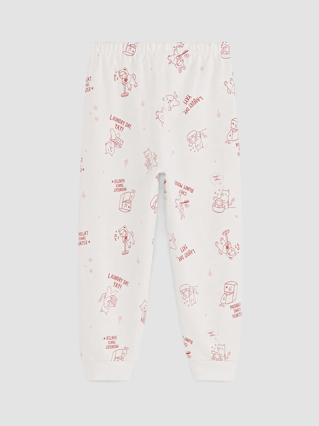 Girl Ecru Pyjama Set-4