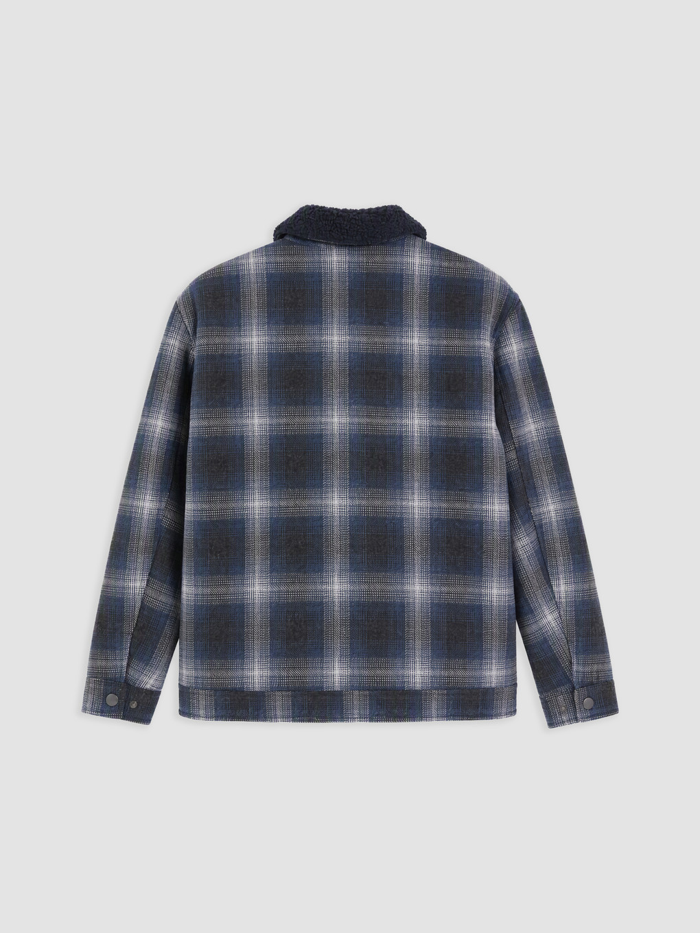 Mavi Regular Fit Pelüş Yaka Erkek Kaşe Mont-6