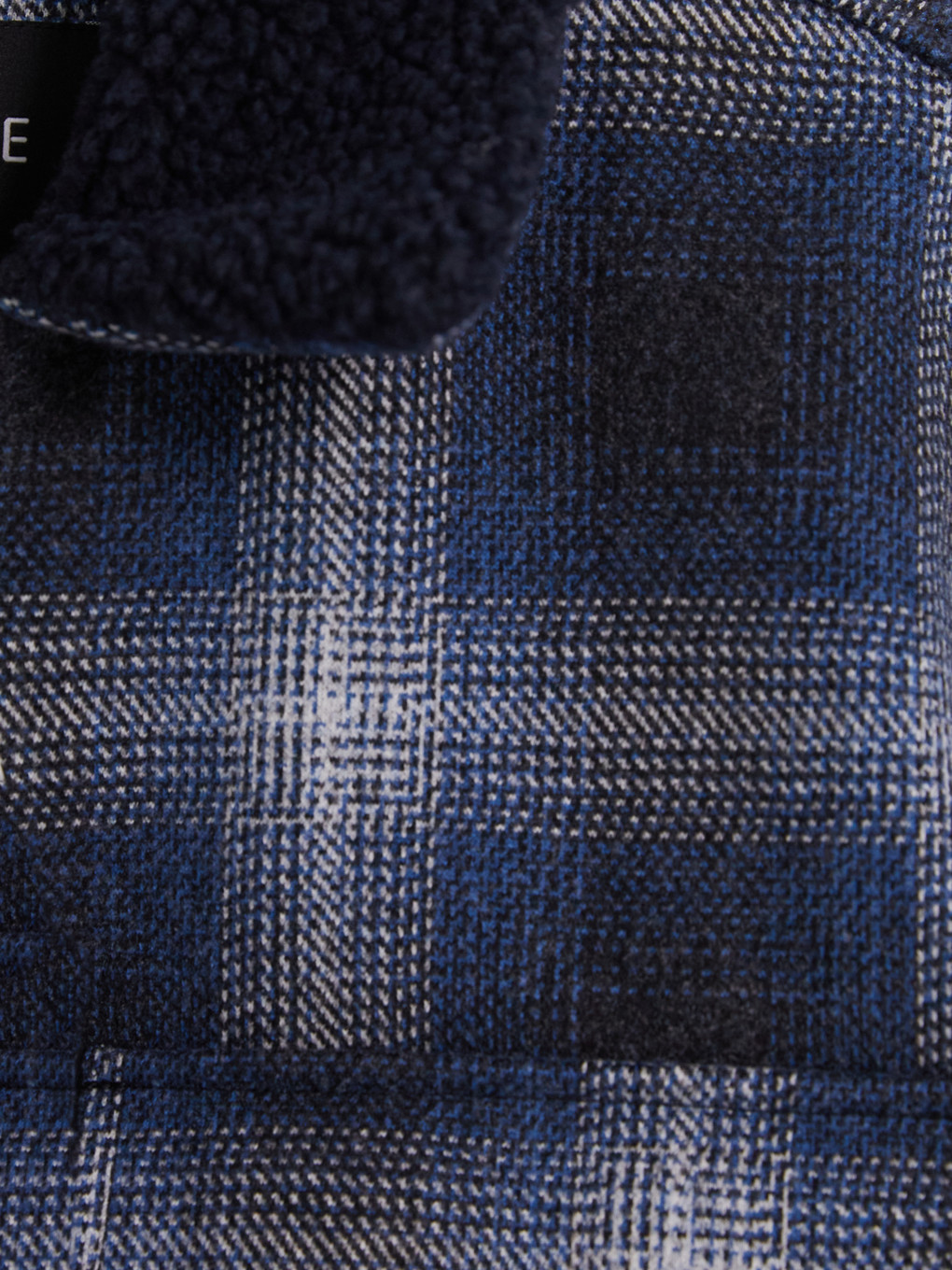 Mavi Regular Fit Pelüş Yaka Erkek Kaşe Mont-7