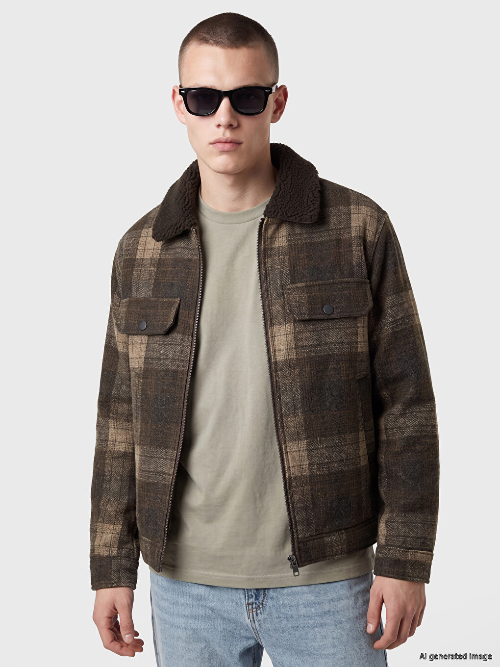 Man Brown Coat