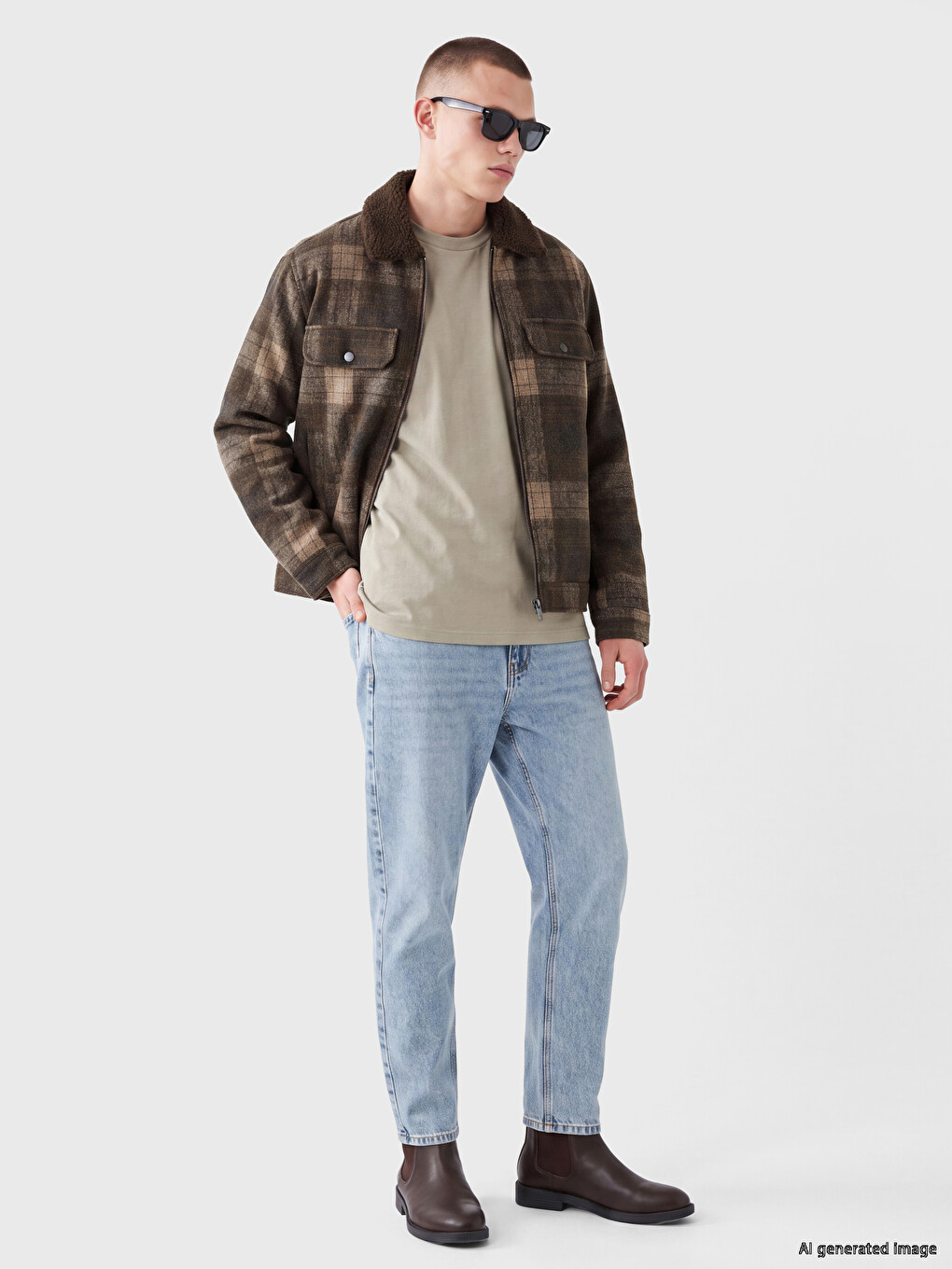 Man Brown Coat-1