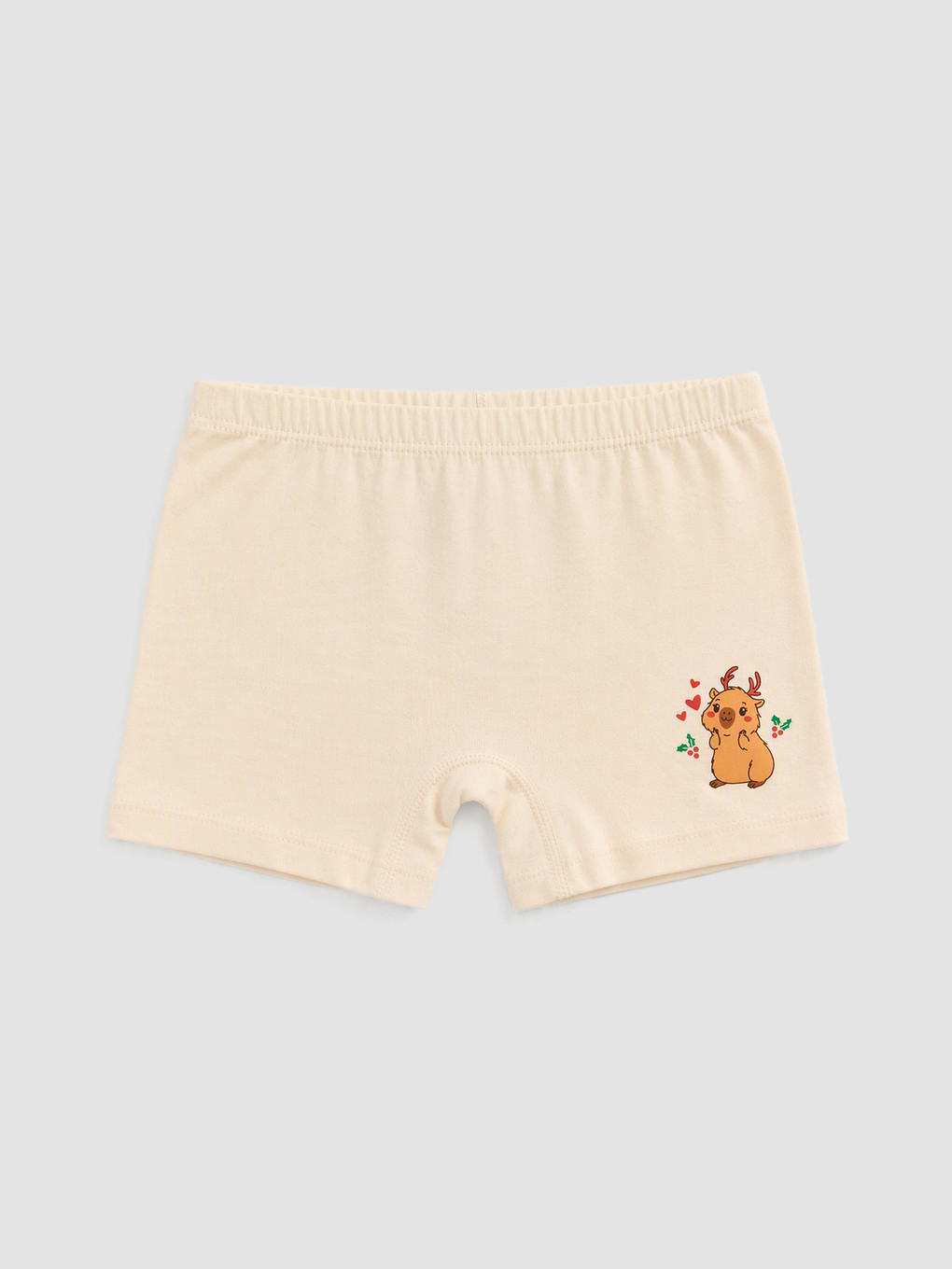 Girl Ecru Boxer Briefs-2