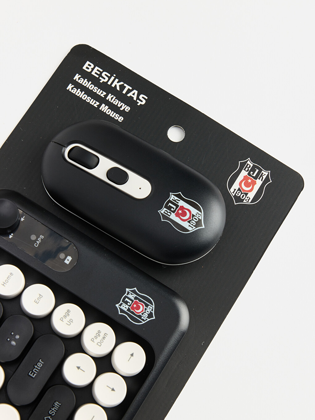 Beşiktaş Baskılı Kablosuz Klavye Ve Mouse Seti-3