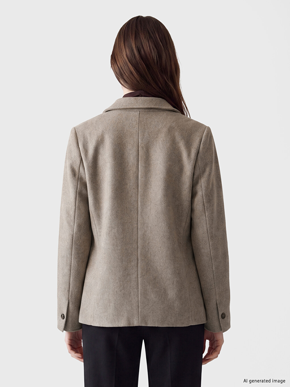 چاکەتی کاشێتی ژنانه‌ی لوز فیت-4