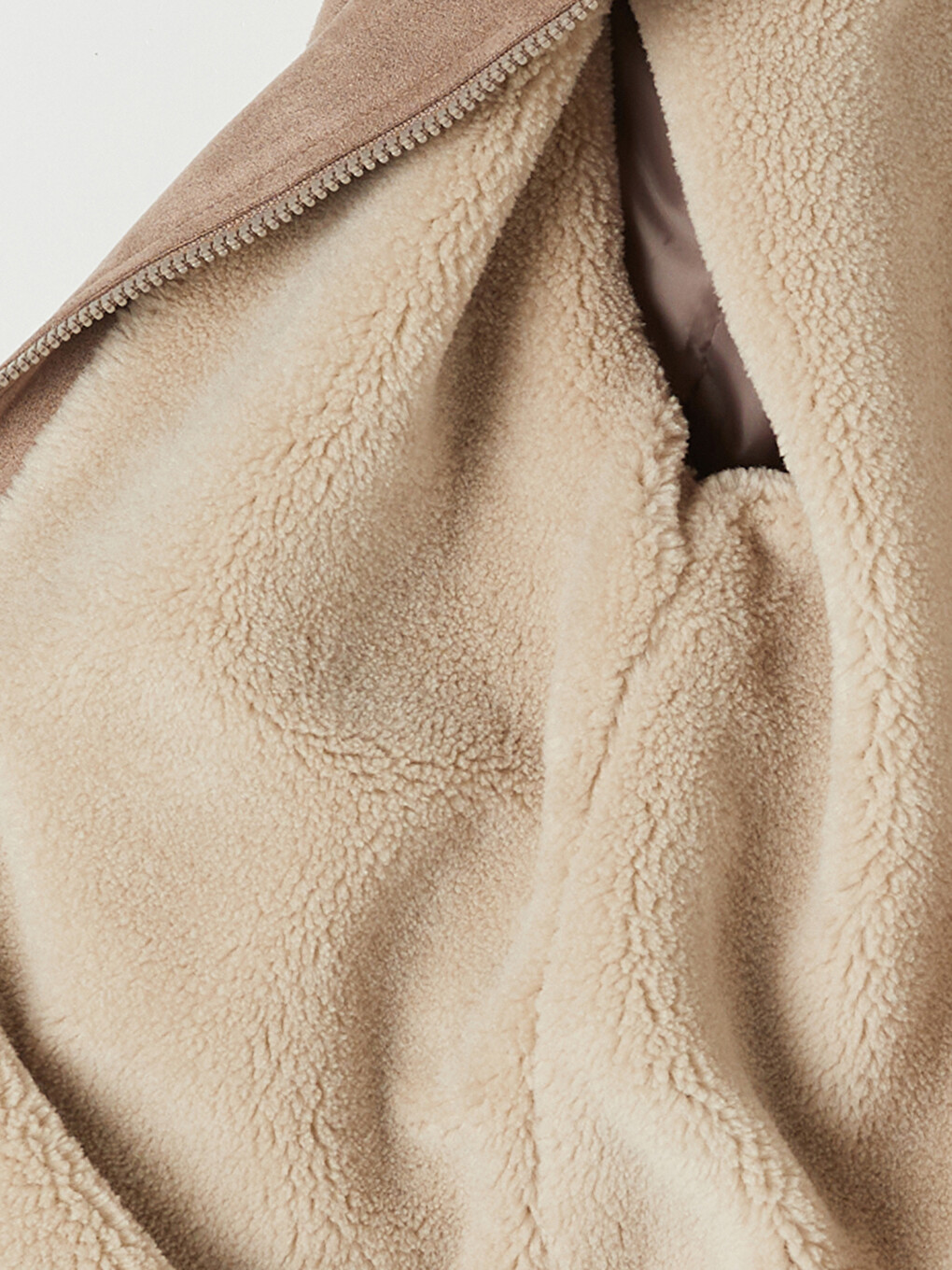Fur Collar Suede Look Boys' Coat-1