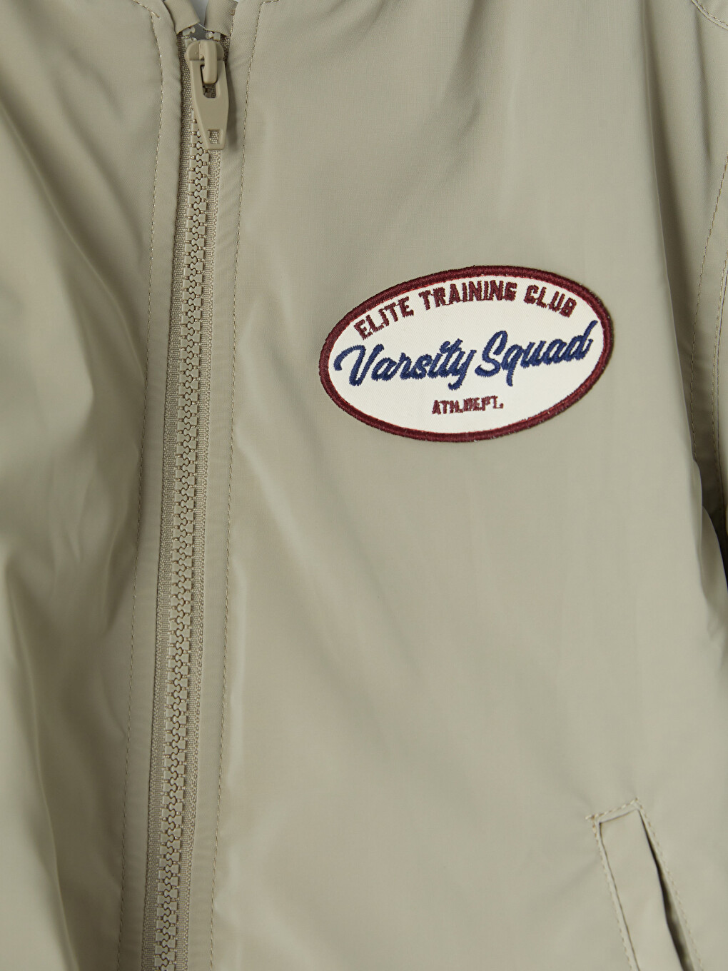 Baseball Collar Embroidered Boys' Coat-2