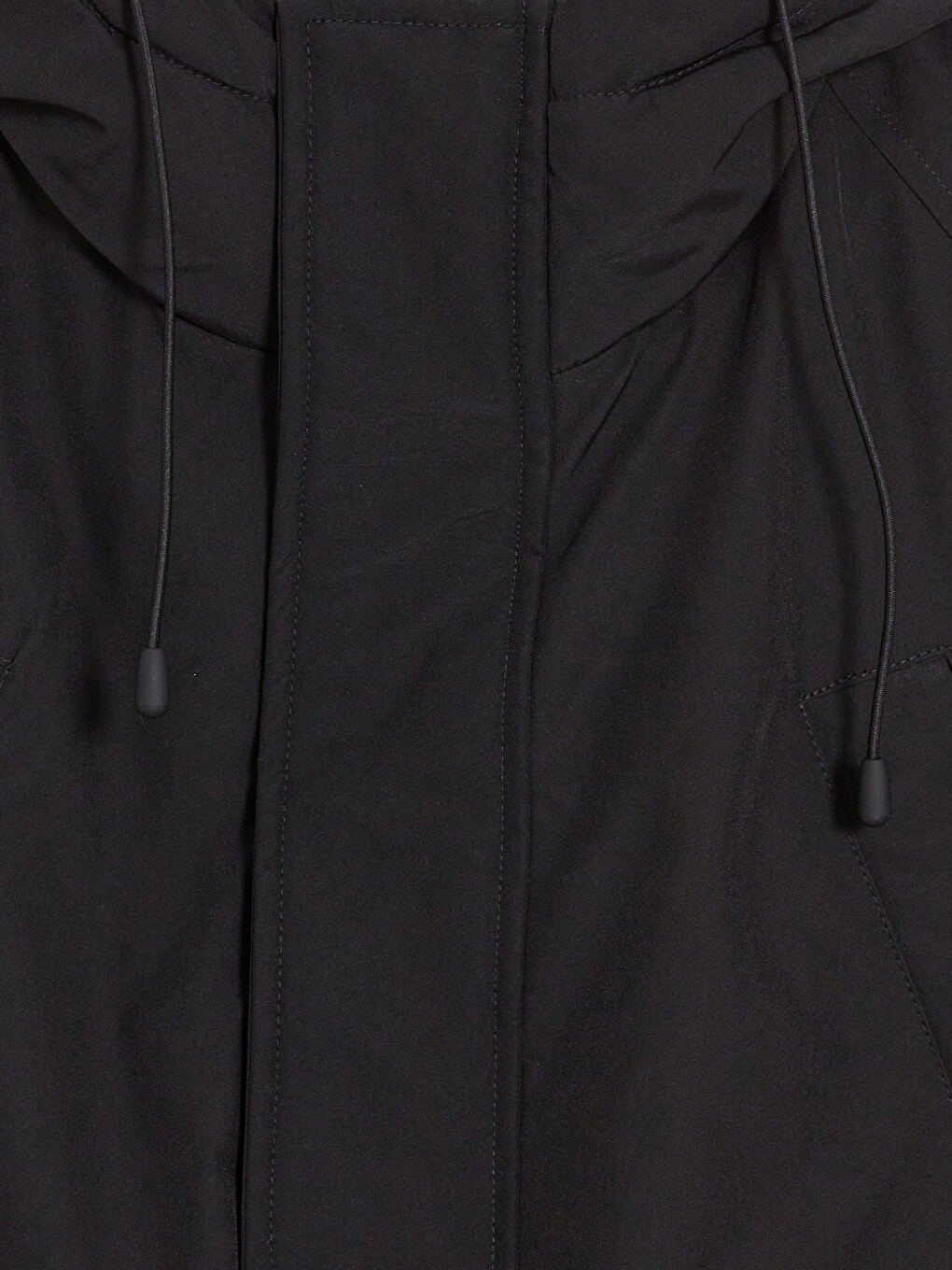 Relaxed Fit Hooded Men's Gabardine Puffer Coat-5