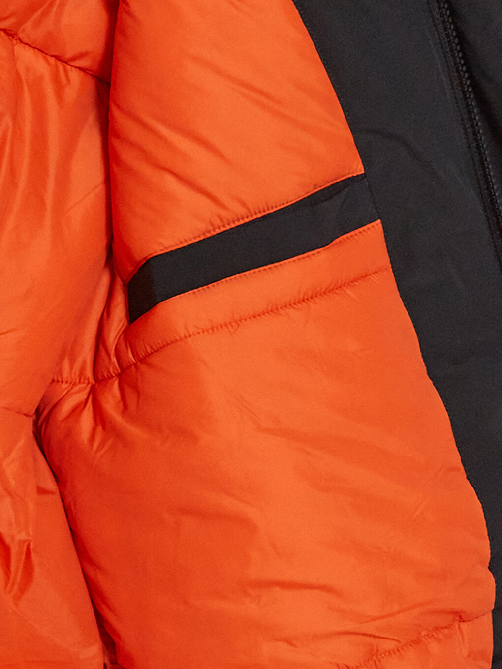 Relaxed Fit Hooded Men's Gabardine Puffer Coat-7