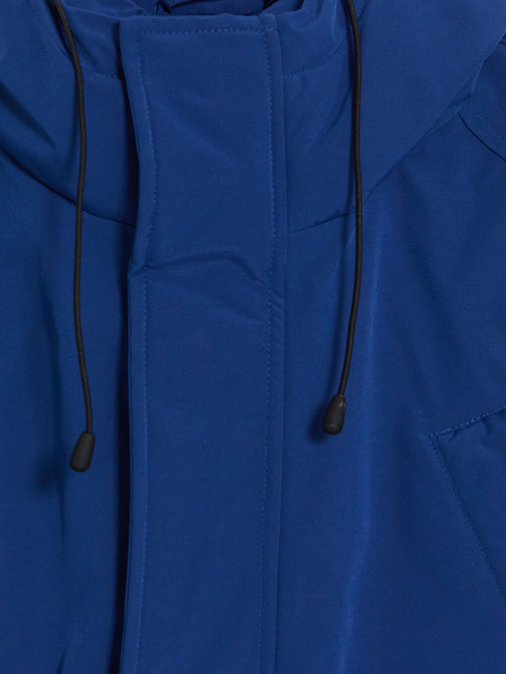 Hooded Men's Gabardine Puffer Coat-6