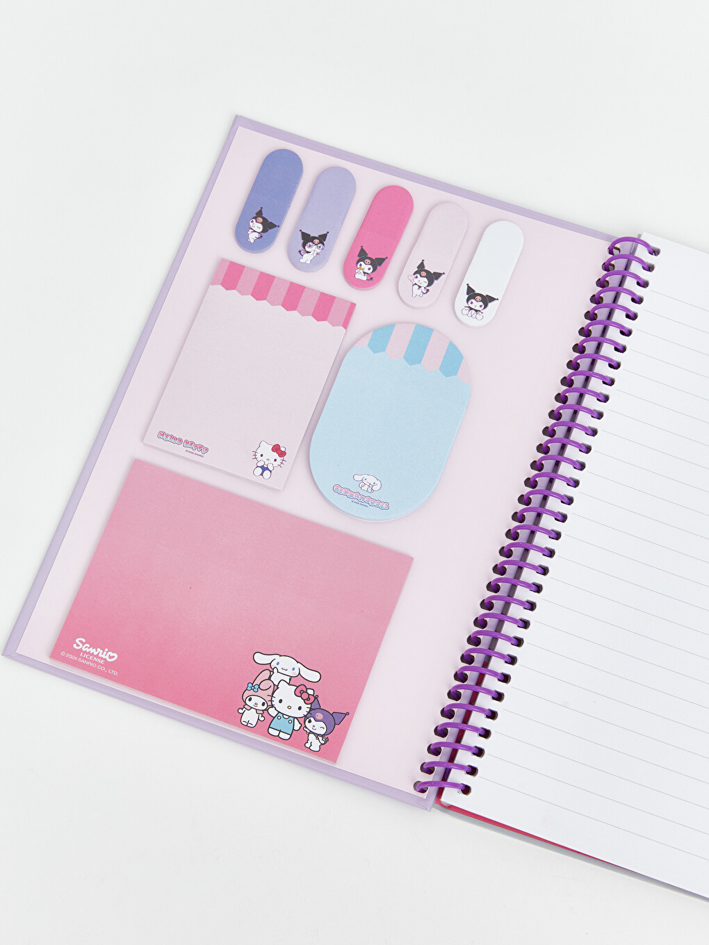 Hello Kitty Licencirana Prugasta Sveska-2