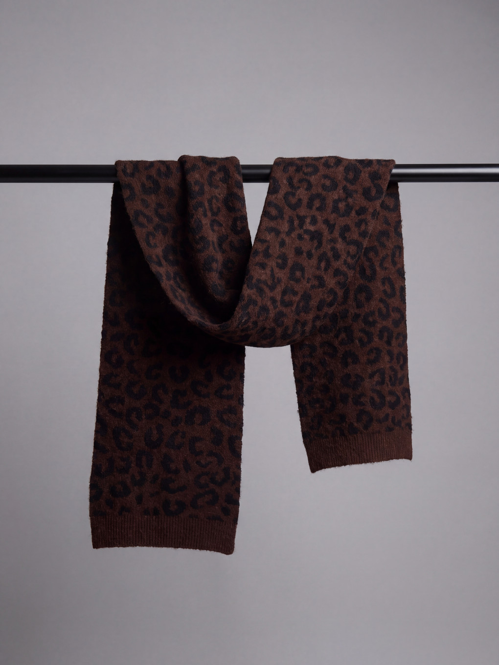  Leopard Patterned Women's Knitwear Scarf
