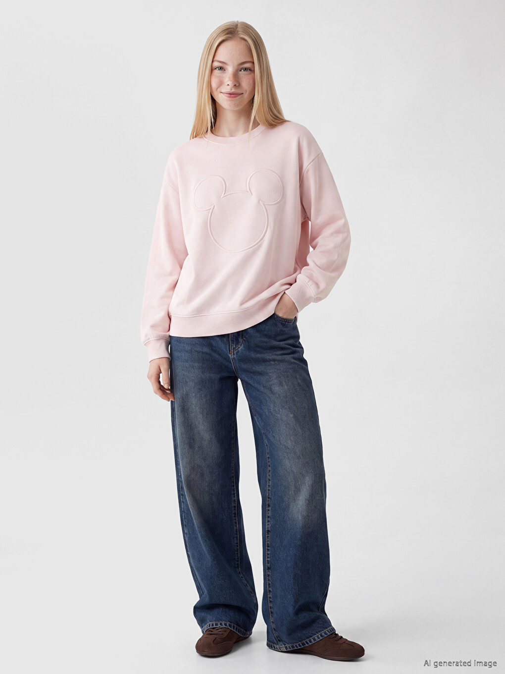 Woman Pink Sweatshirt-1
