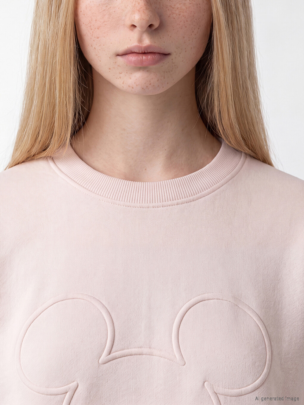 Woman Pink Sweatshirt-2