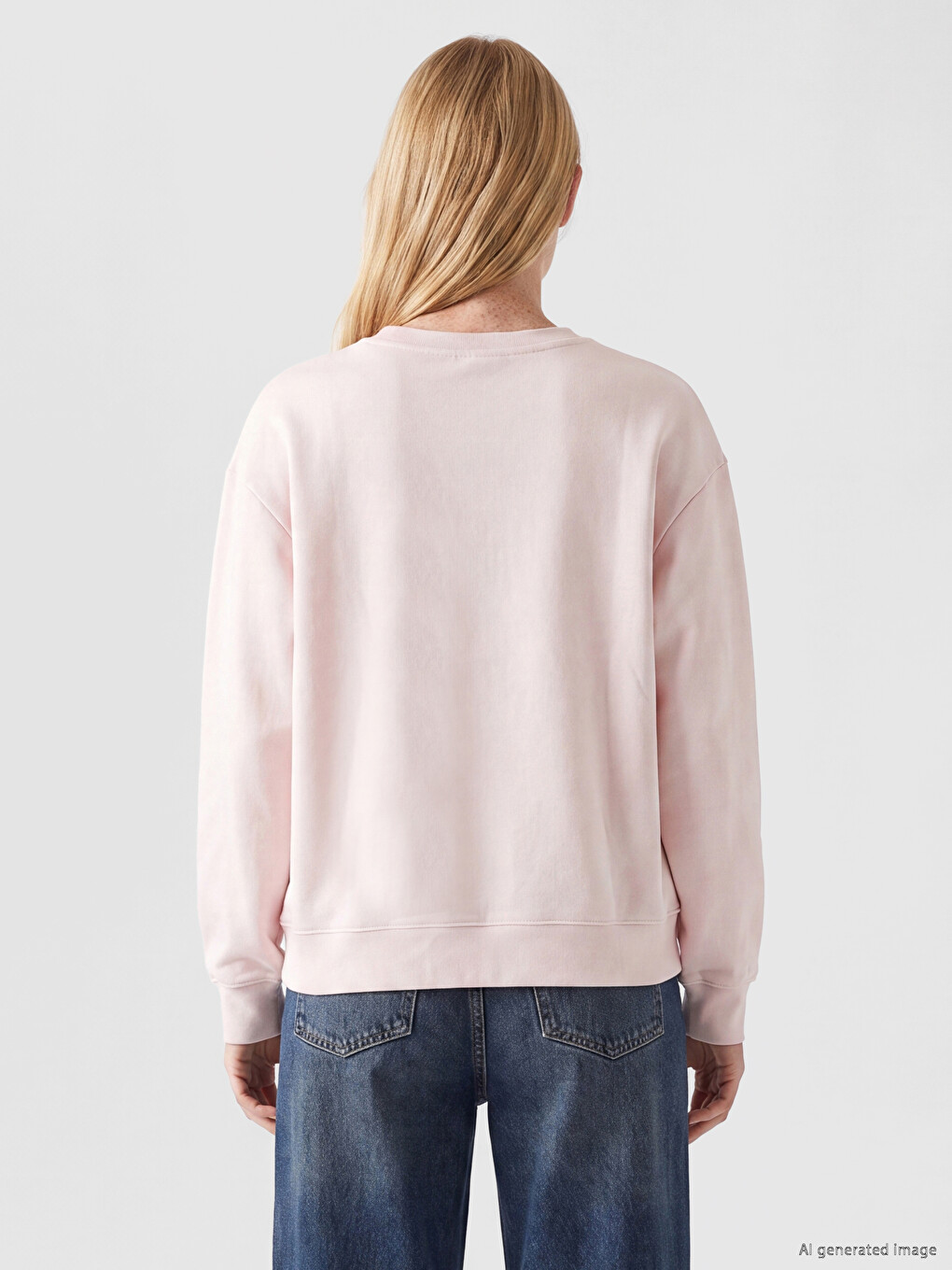 Woman Pink Sweatshirt-3