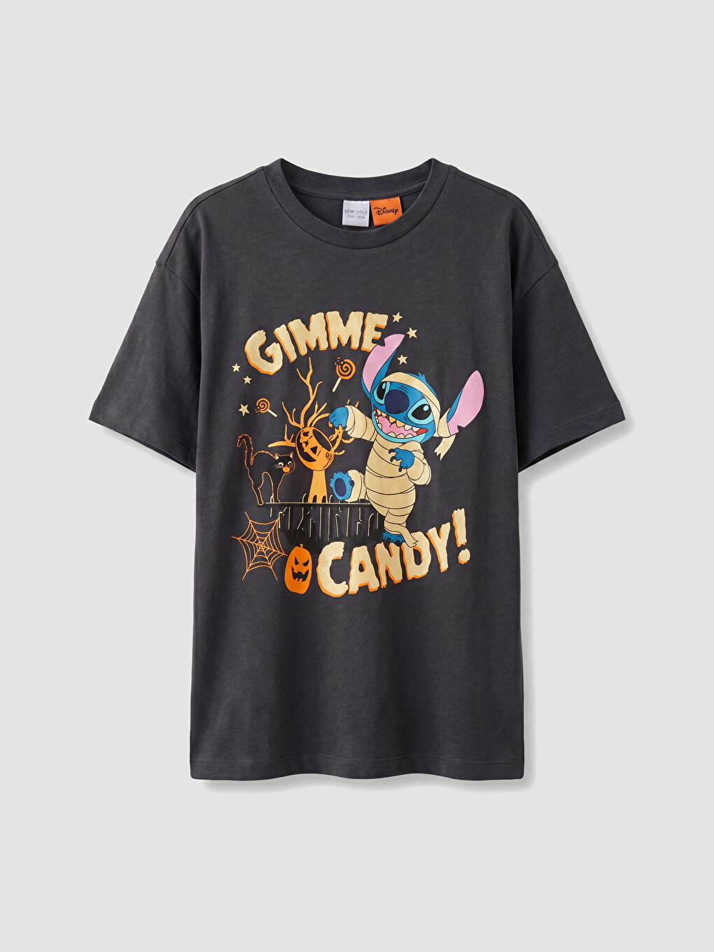Djevojačka Majica Kratkih Rukava S Tiskanim Motivom Stitch