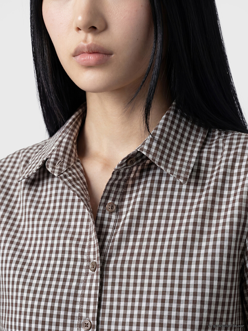 Chemise Brun Femme-2