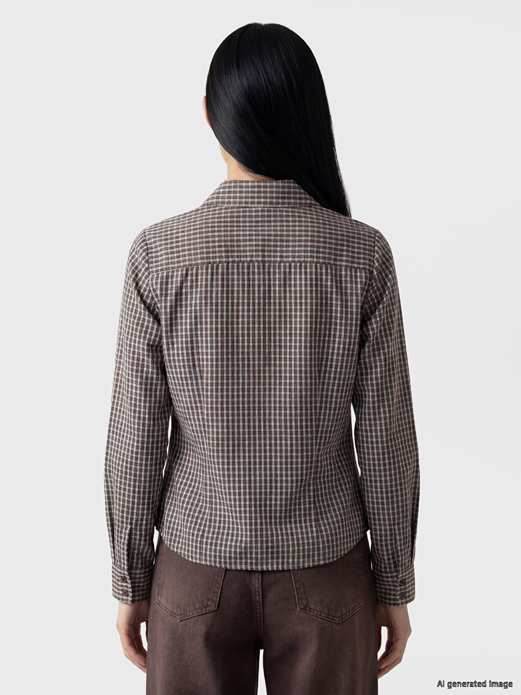 Chemise Brun Femme-3