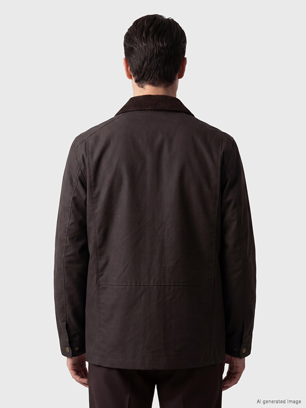 Man Brown Jacket-4
