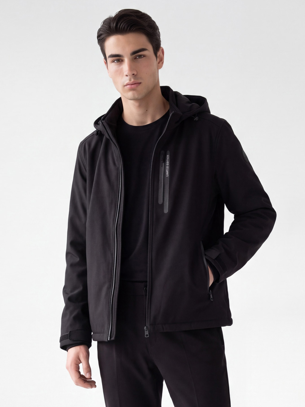 Man Black Coat