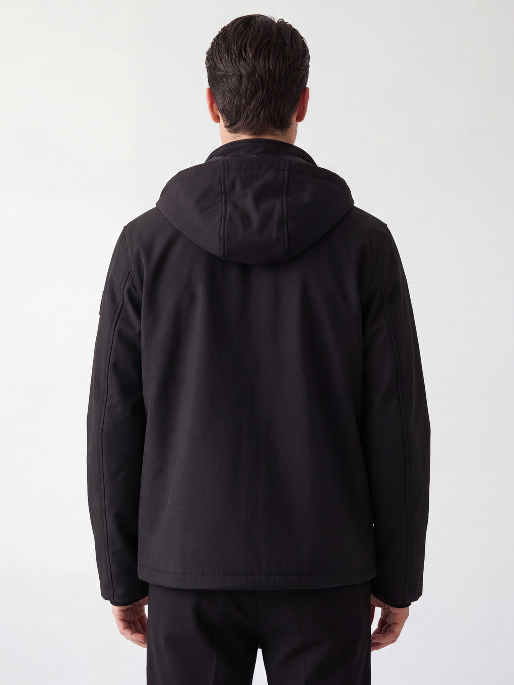 Man Black Coat-2