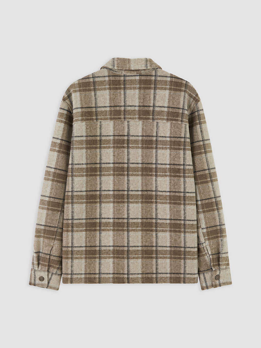 Regular Fit Plaid Men's Lumberjack Shirt Jacket-5