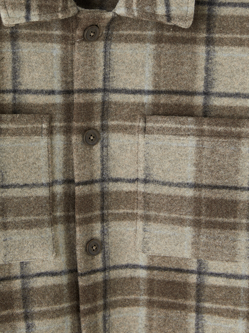 Regular Fit Plaid Men's Lumberjack Shirt Jacket-6