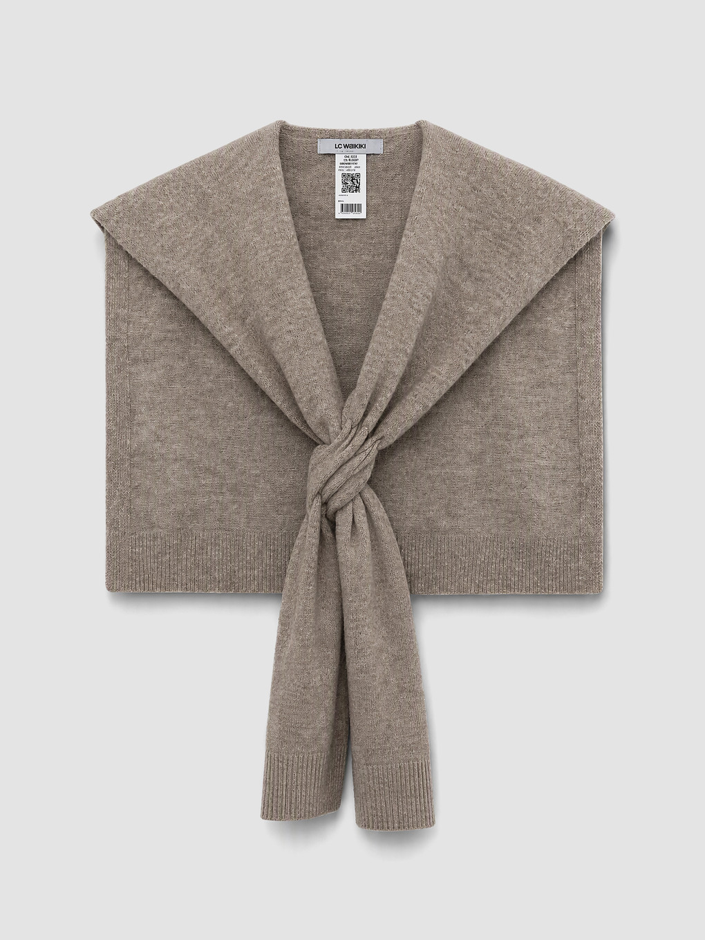 Woman Beige Scarf