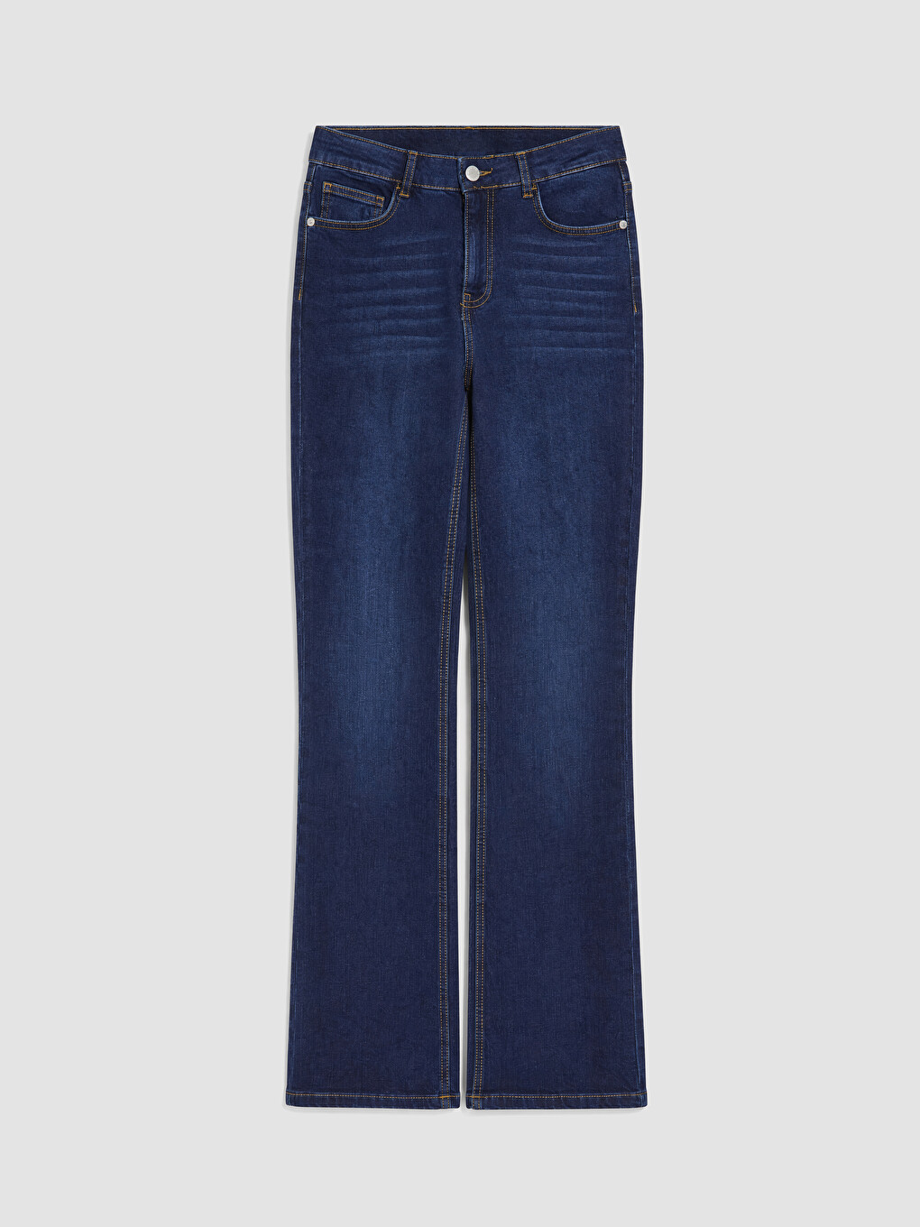 High Waist Flare Fit Women's Jeans-4