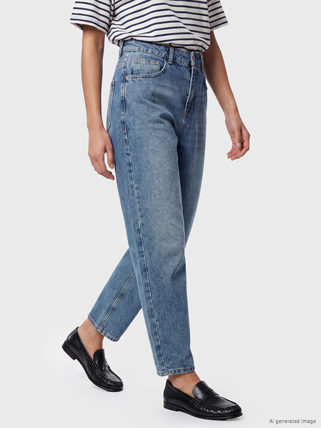 Barrel Fit Women's Jeans-1
