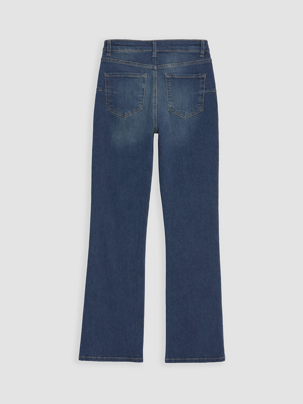 İndigo Flare Kadın Jean Pantolon-2