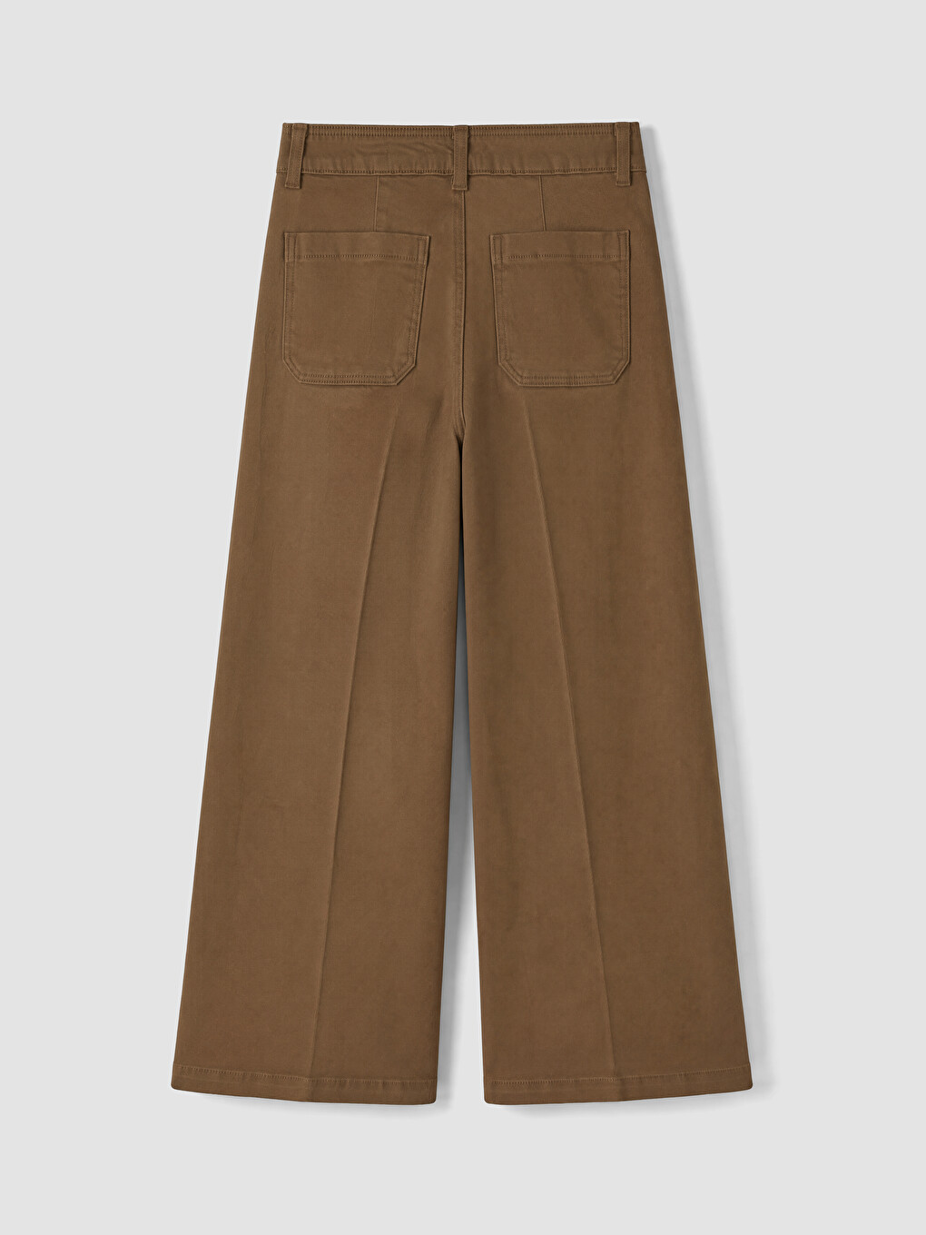 Yeşil Wideleg Kadın Jean Pantolon-6