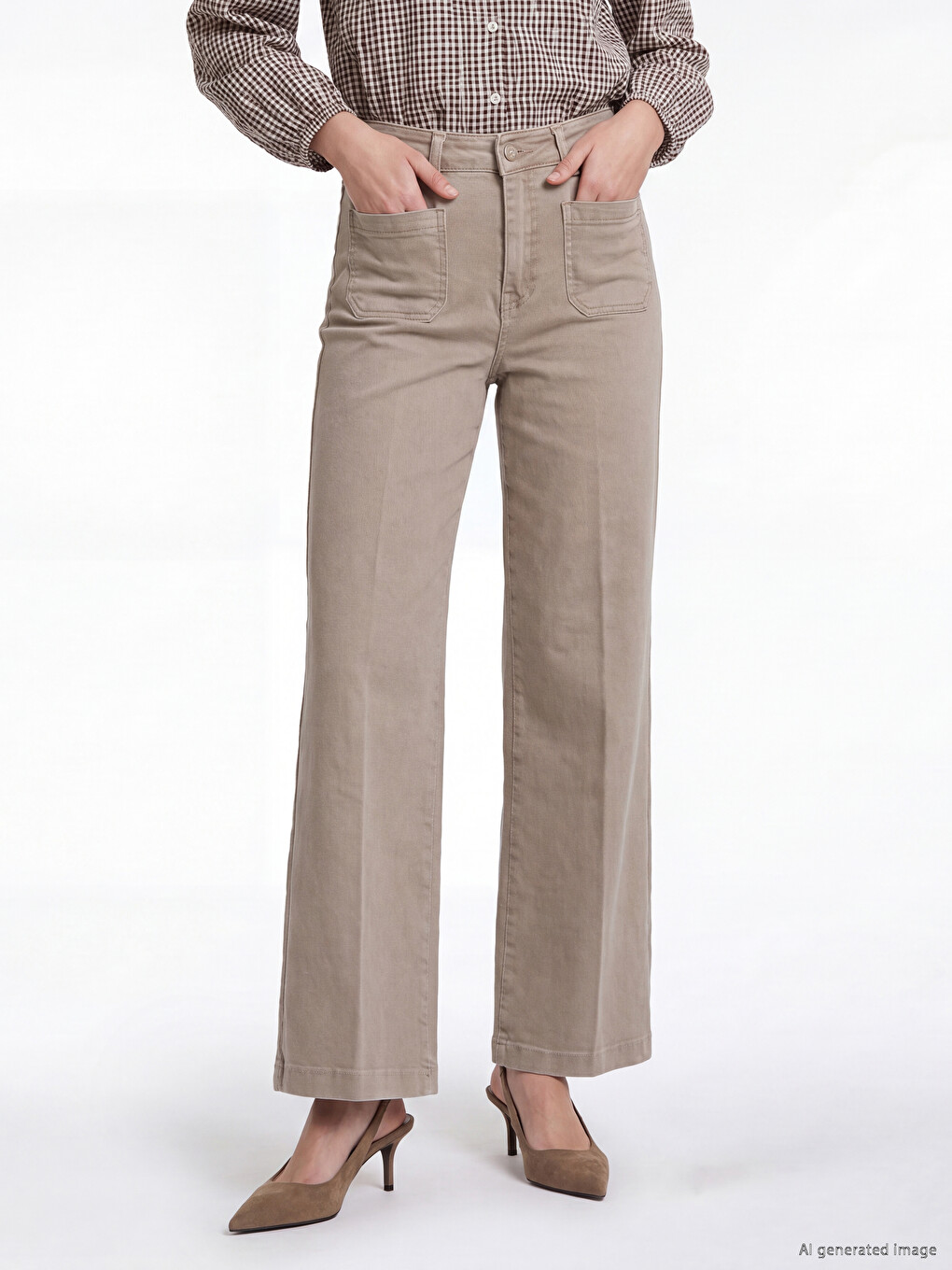 Wideleg Women's Jeans-1