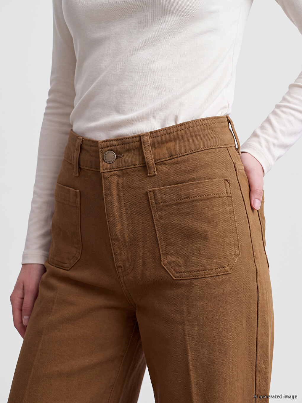 Culotte Fit Women's Jeans-2