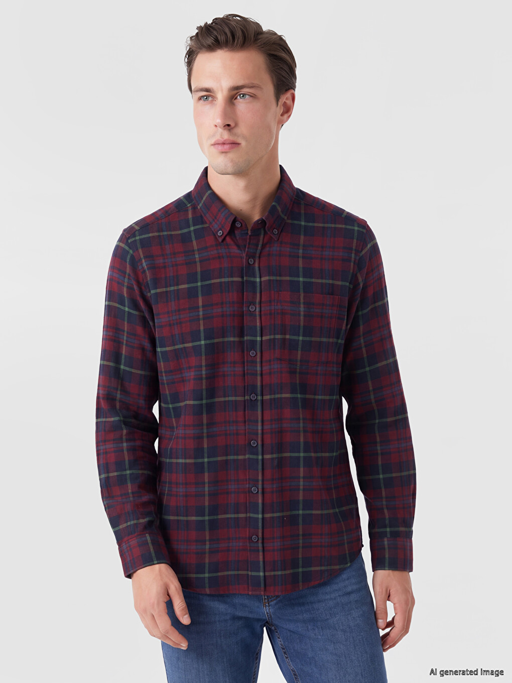 Man Bordeaux Shirt