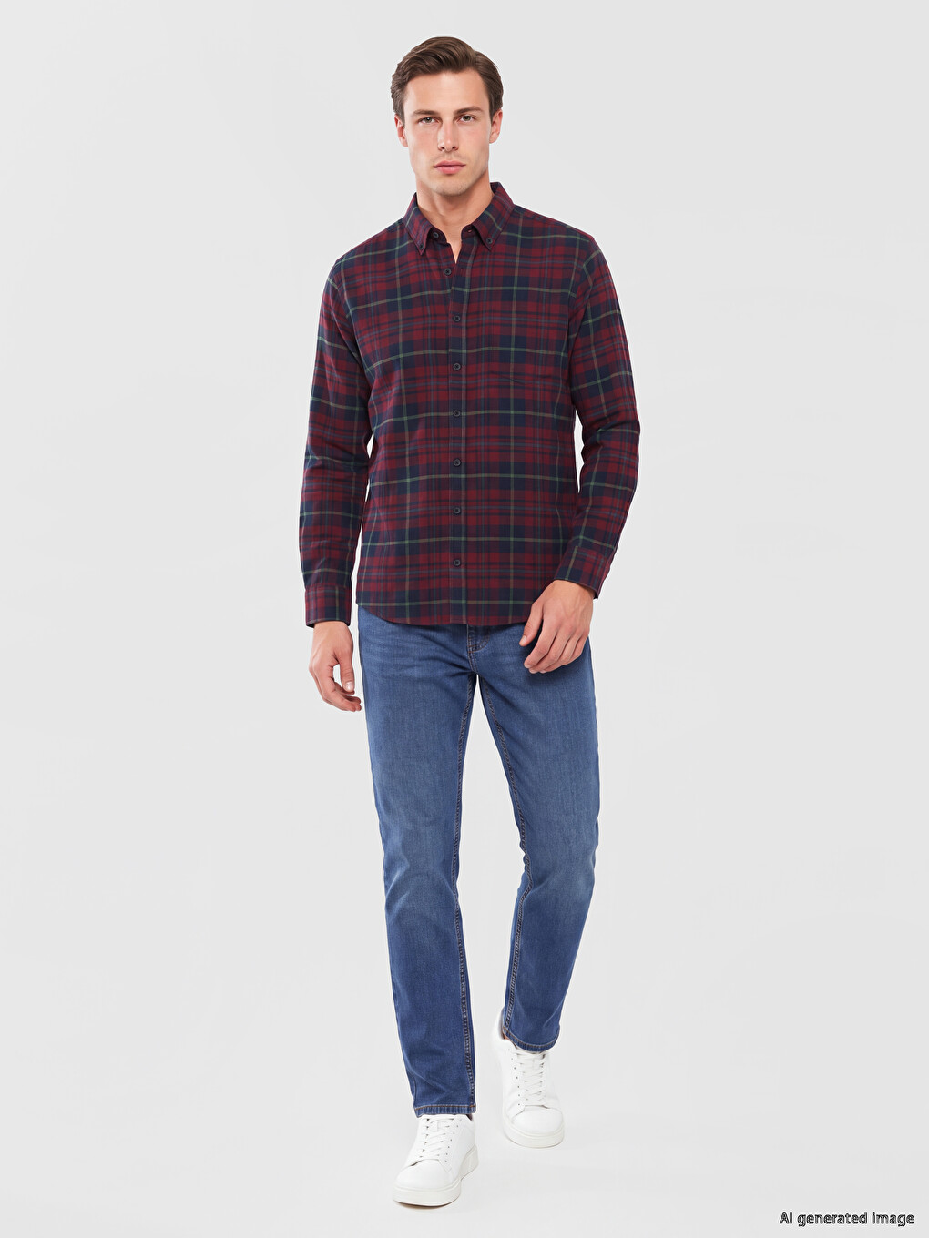 Man Bordeaux Shirt-1