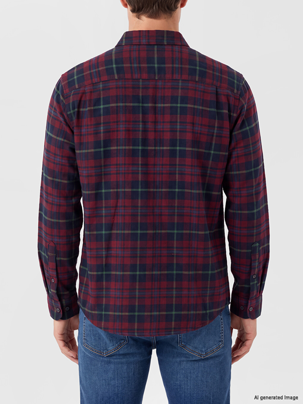 Man Bordeaux Shirt-3